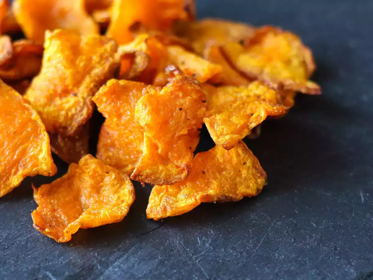 Sütőtök chips a légsütőben: könnyű és ízletes - fotó 4