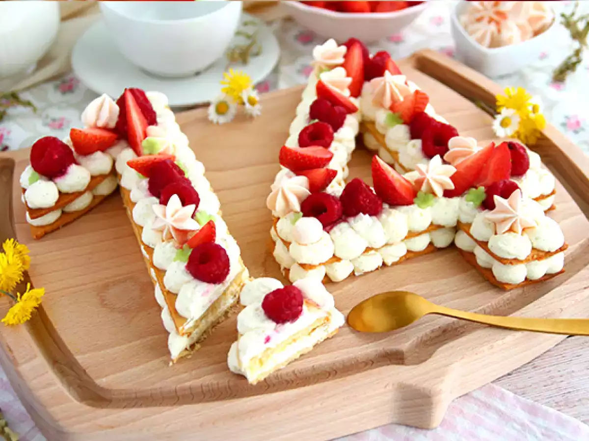 Szám torta - fotó 2