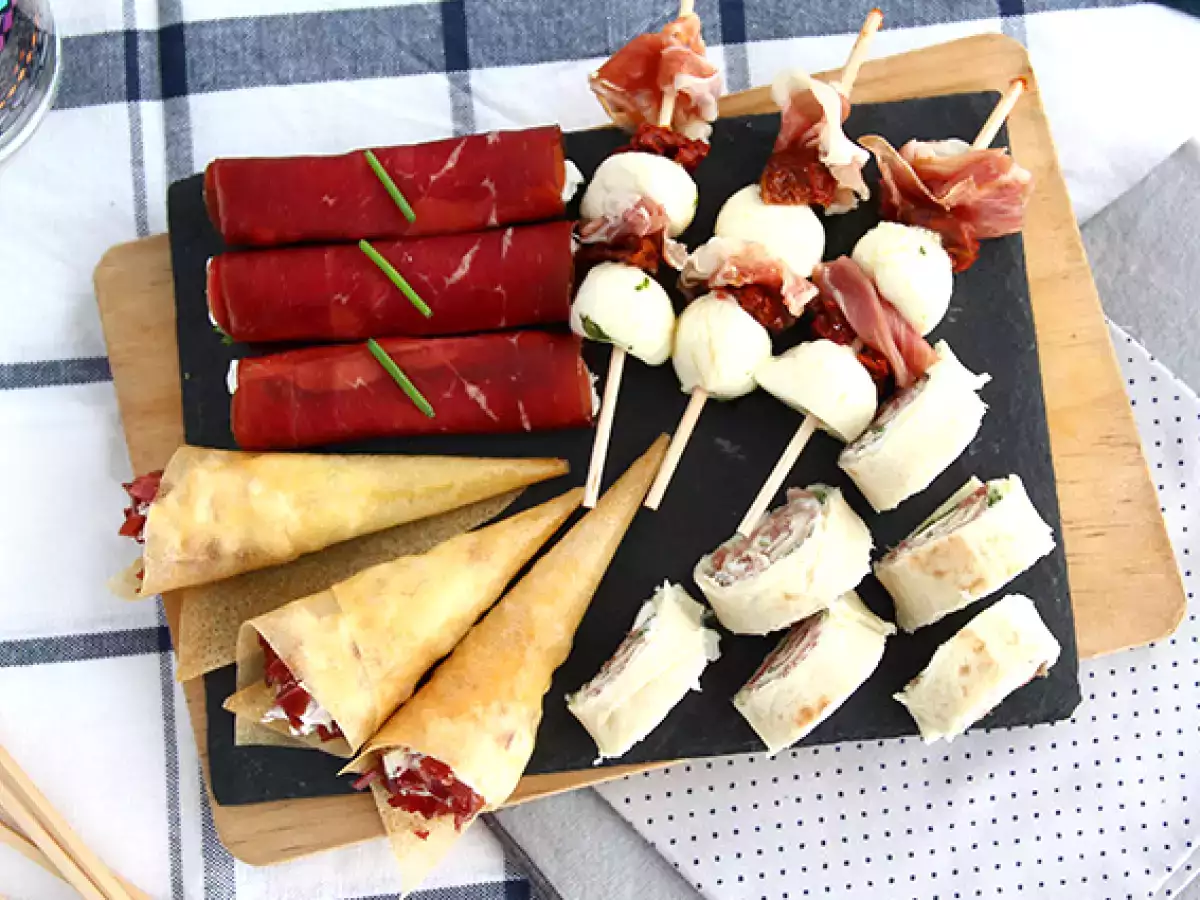 Szárított húsos aperitifek kvartettje - fotó 2