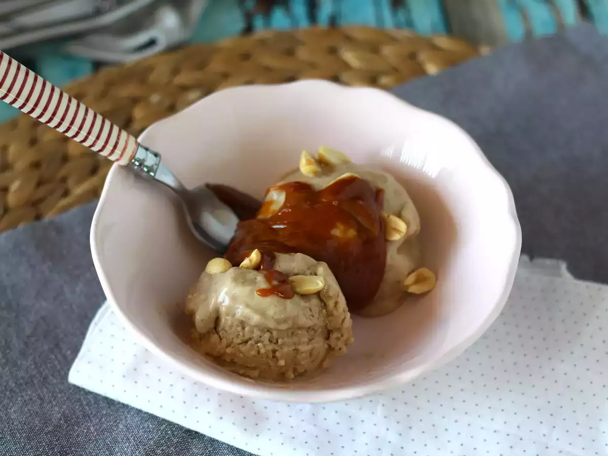 Szép krém banán, vegán fagylalt banánnal! Nincs fagylaltkészítő - fotó 2