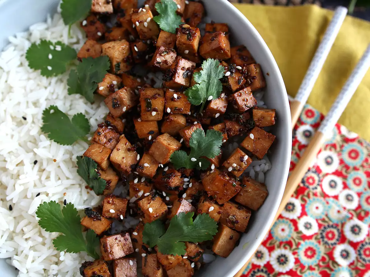 Szójaszószban pácolt tofu - fotó 3