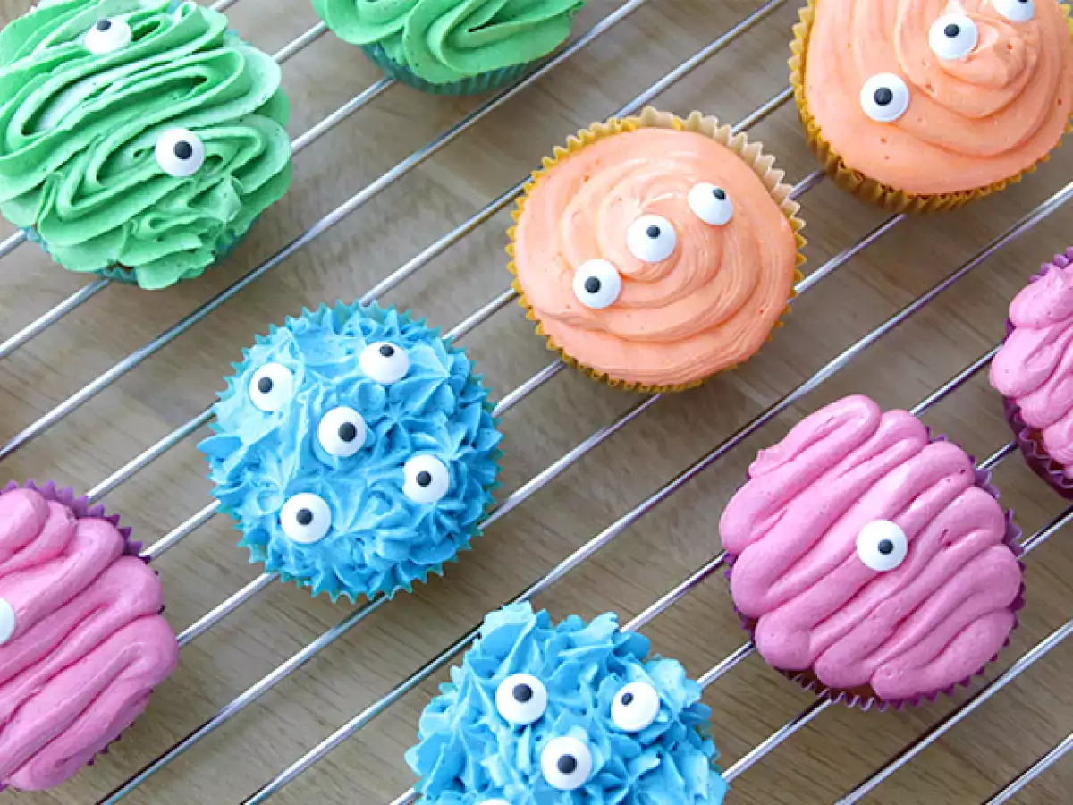 Szörny cupcakes Halloween