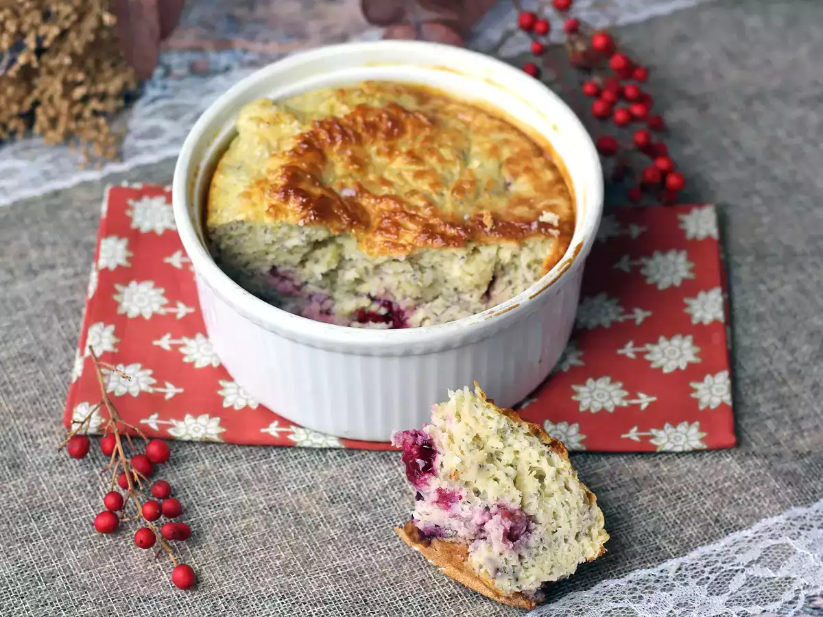 Szuper-egyszerű piros gyümölcs fehérje torta - fotó 5