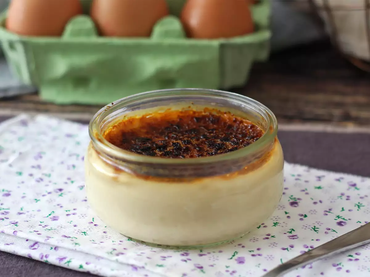 Szuperegyszerű crème brulée-k a légsütővel! - fotó 3