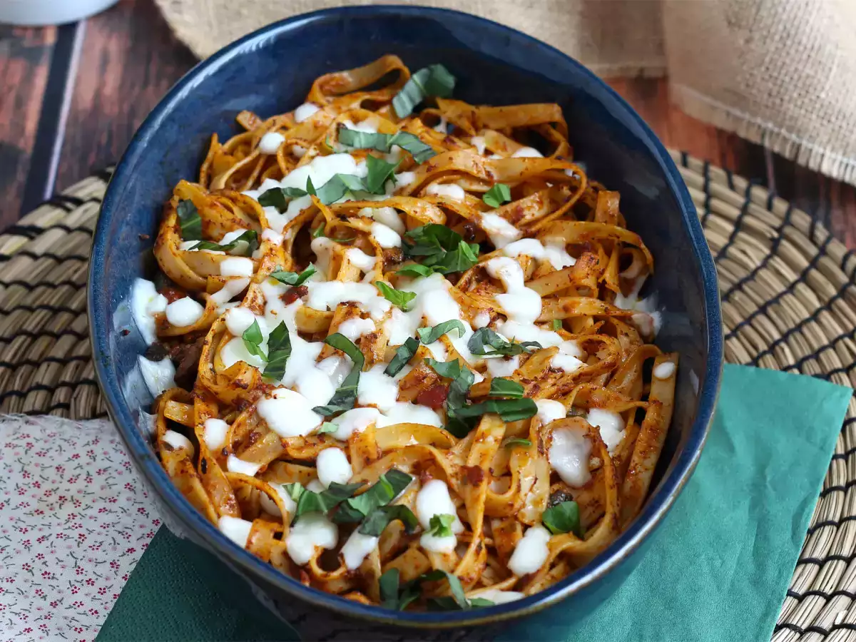 Tagliatelle al forno, a maradék tészta felhasználásának hulladékellenes receptje