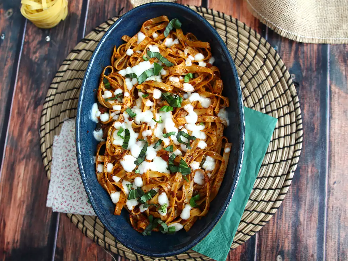 Tagliatelle al forno, a maradék tészta felhasználásának hulladékellenes receptje - fotó 3