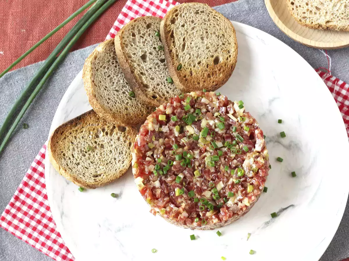 Tartar de fuet: a klasszikus steak-tatár expressz változata - fotó 2