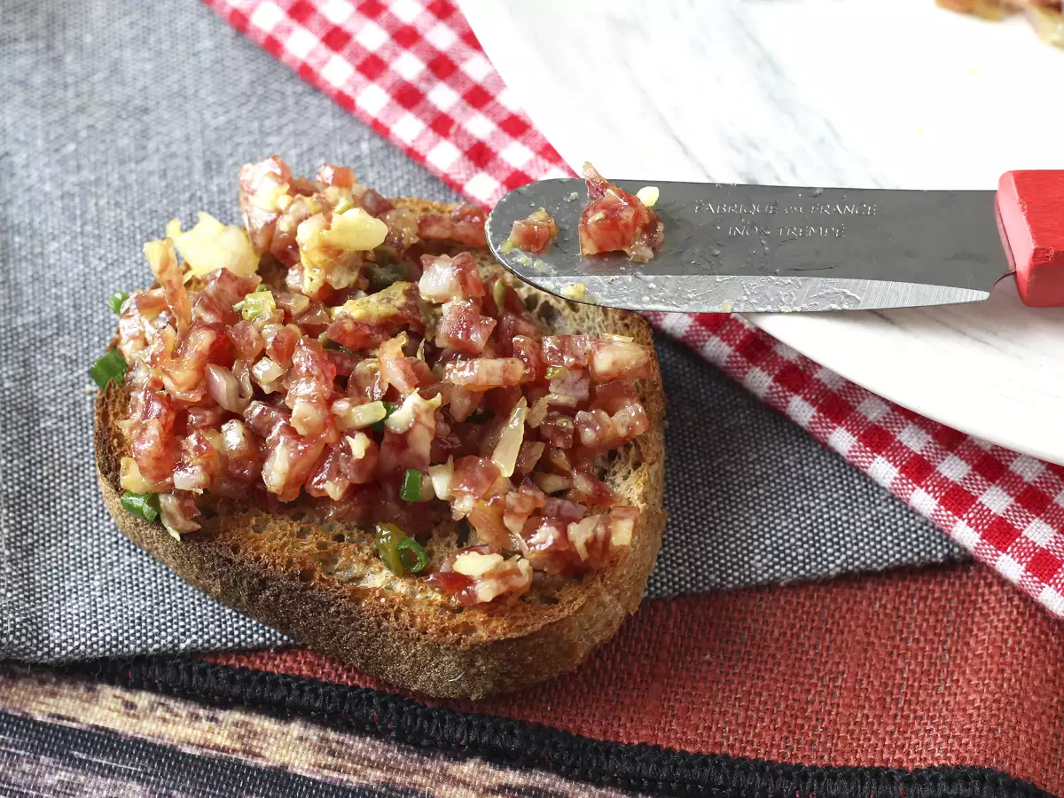 Tartar de fuet: a klasszikus steak-tatár expressz változata - fotó 4