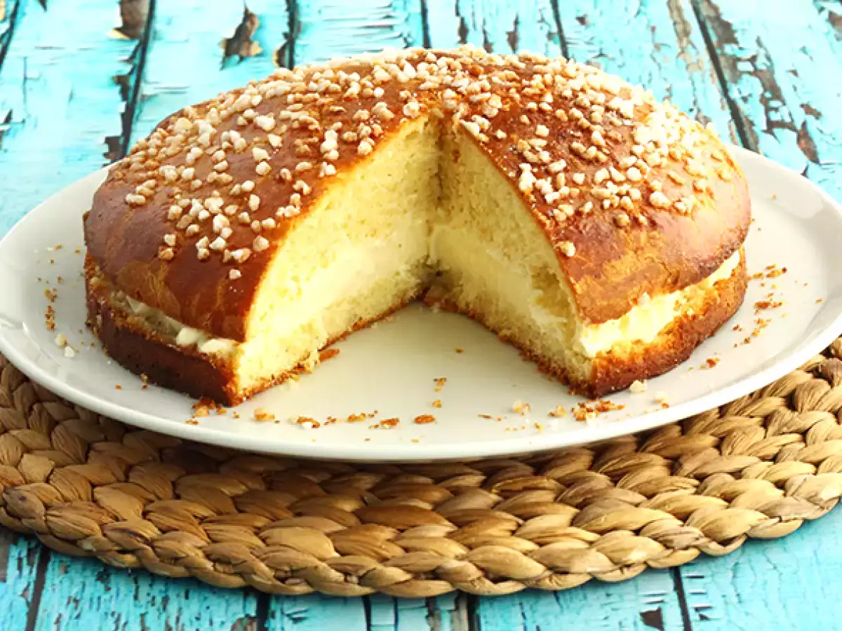 Tarte tropézienne lépésről lépésre elmagyarázva - fotó 2