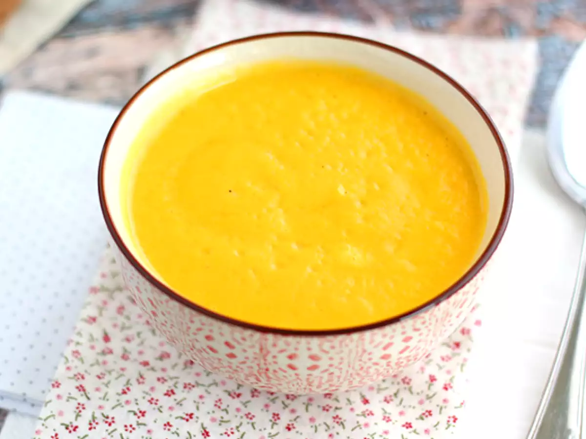 Tejszínes butternut tök leves - fotó 2