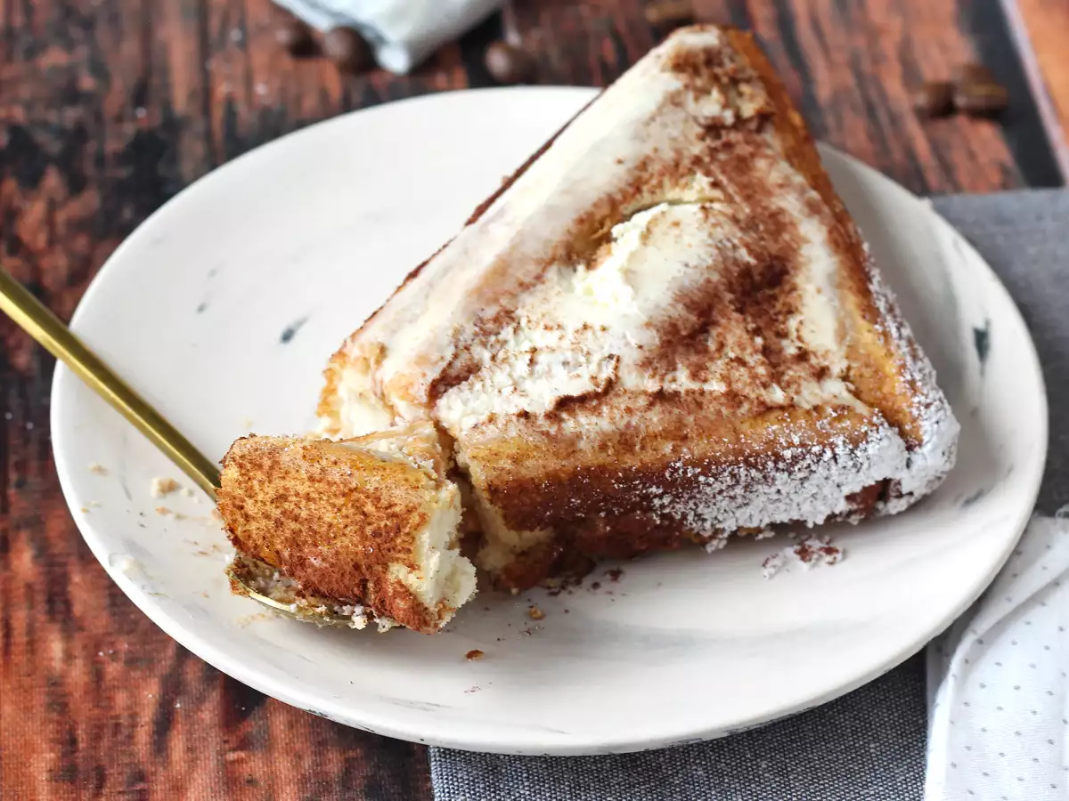 Tiramisu alakú rönk forma nélkül a kávé szerelmeseinek - fotó 6