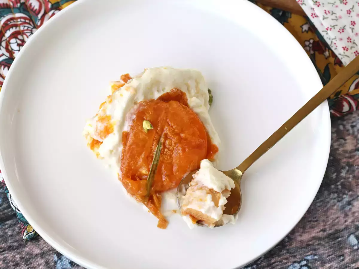 Tiramisu sült sárgabarackkal: a nyárra tökéletes, gyümölcsös és omlós desszert - fotó 7