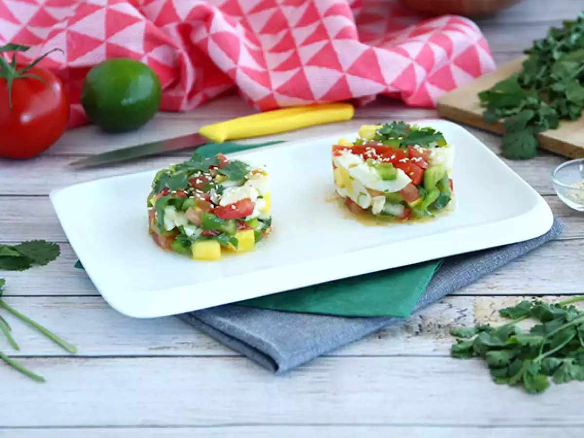 Tőkehal ceviche - fotó 2