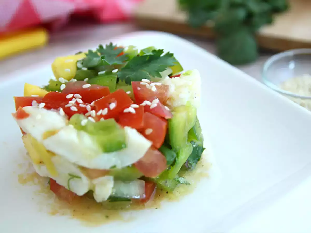 Tőkehal ceviche - fotó 3