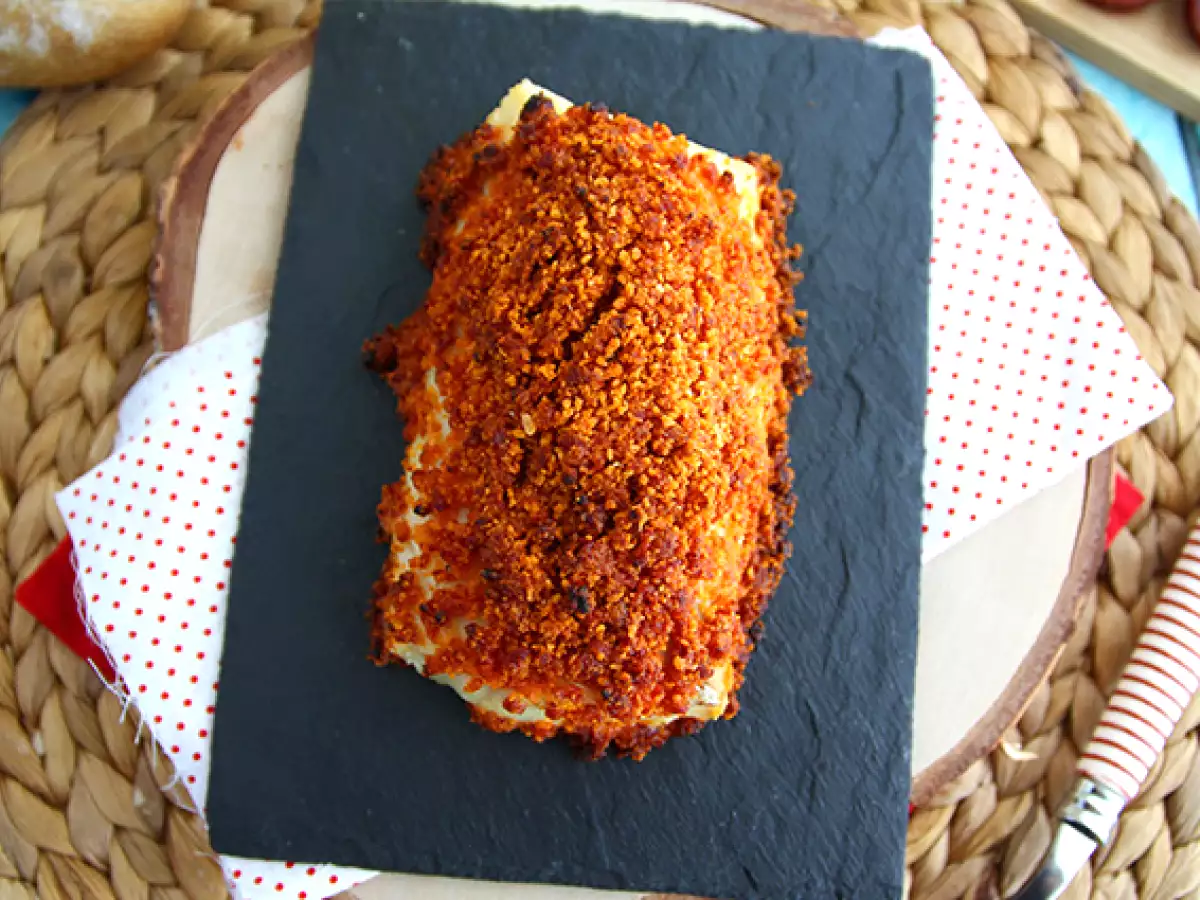 Tőkehal chorizo kéregben - fotó 3