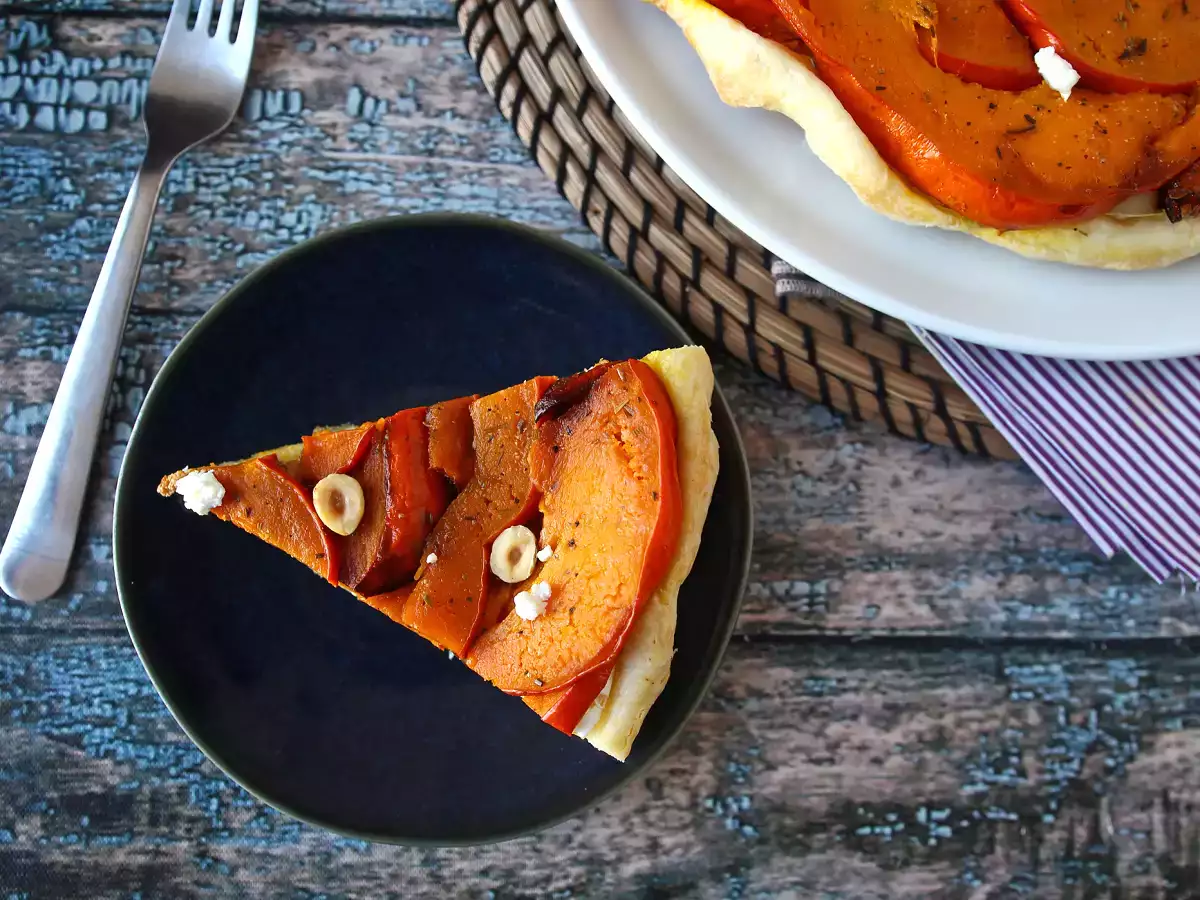 Tökös tatin kecskesajttal és mézzel - fotó 8