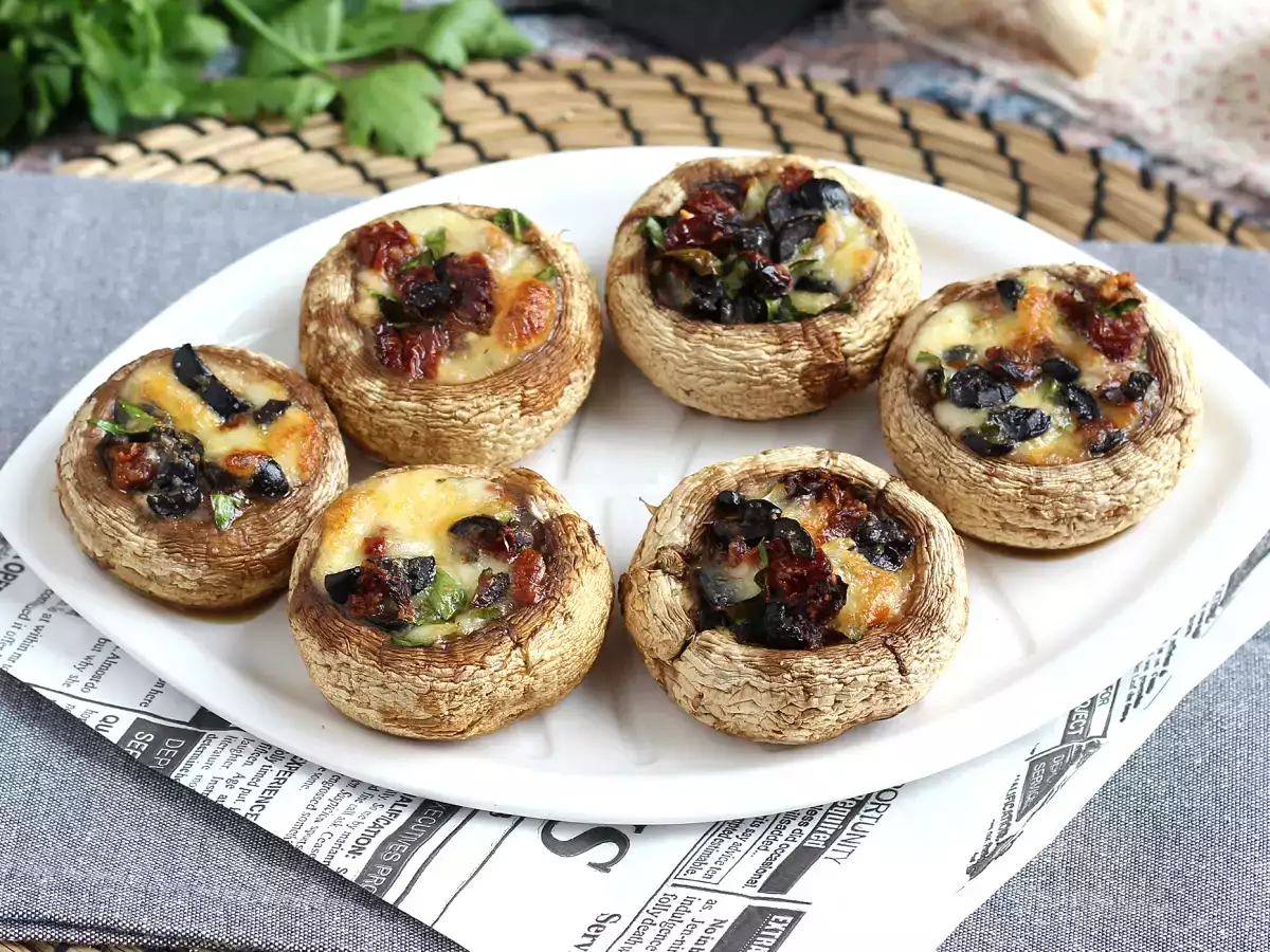 Töltött és sült gomba (nagyszerű ötlet aperitifnek) - fotó 5