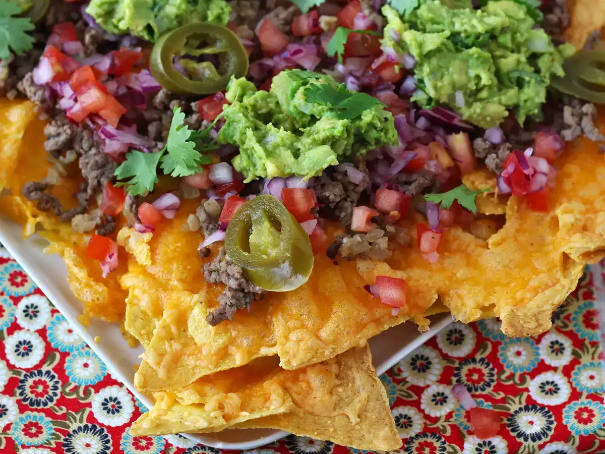 Topped nachos tökéletes aperitif vacsorához!