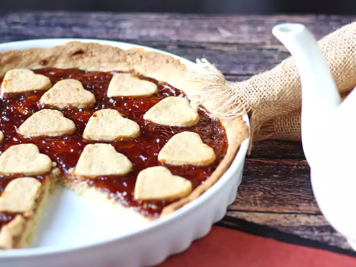 Tortát eperlekvárral: klasszikus muffin tészta recept (szívek is) - fotó 7