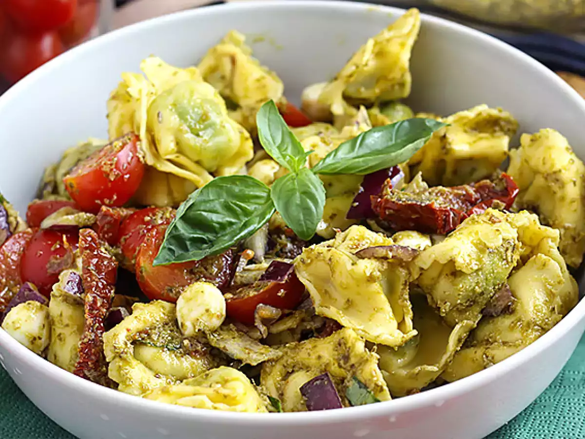 Tortellini és pesto saláta - fotó 5