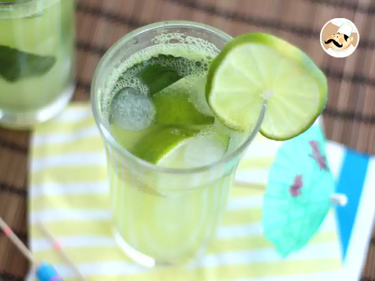 Uborka Mojito, alkoholmentes koktél - fotó 2