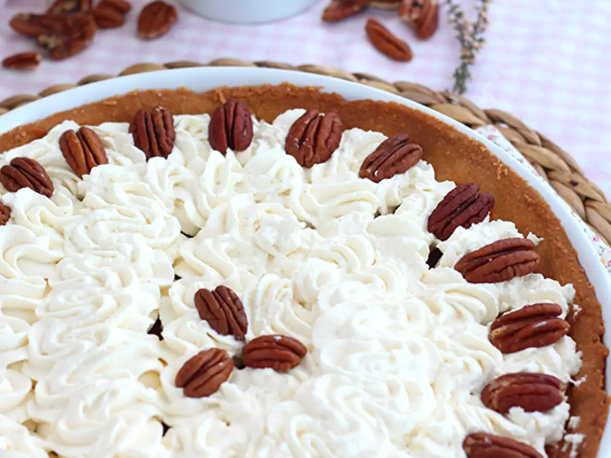 Vaníliás karamellás pekándiós torta - fotó 4