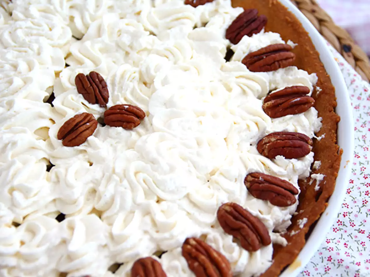 Vaníliás karamellás pekándiós torta - fotó 5