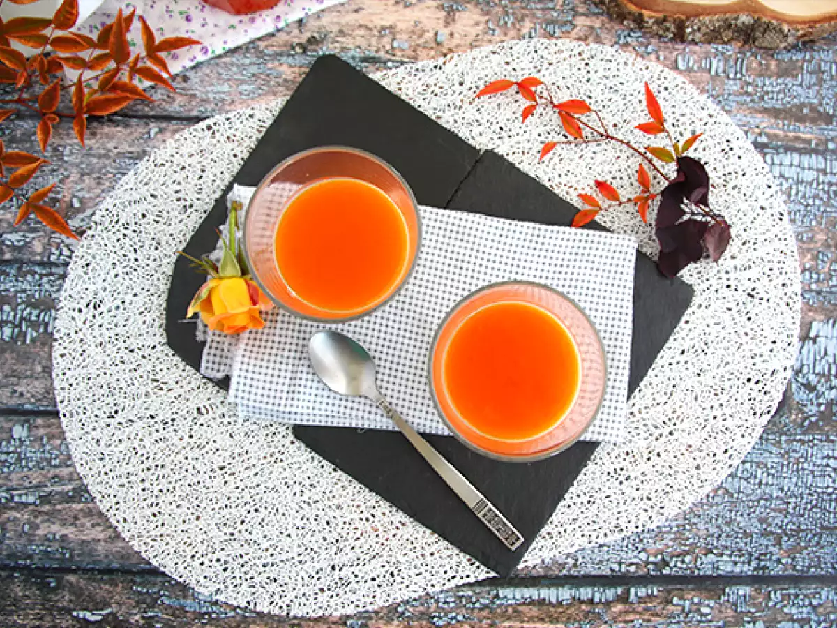 Vaníliás panna cotta sárgabarack coulis-szal - fotó 2