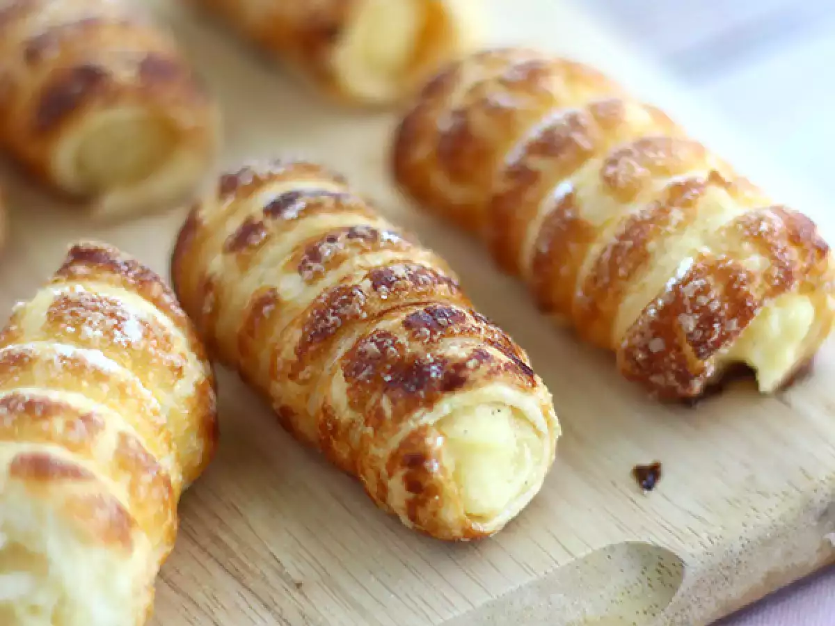 Vaníliás pudingos cannoli - fotó 3