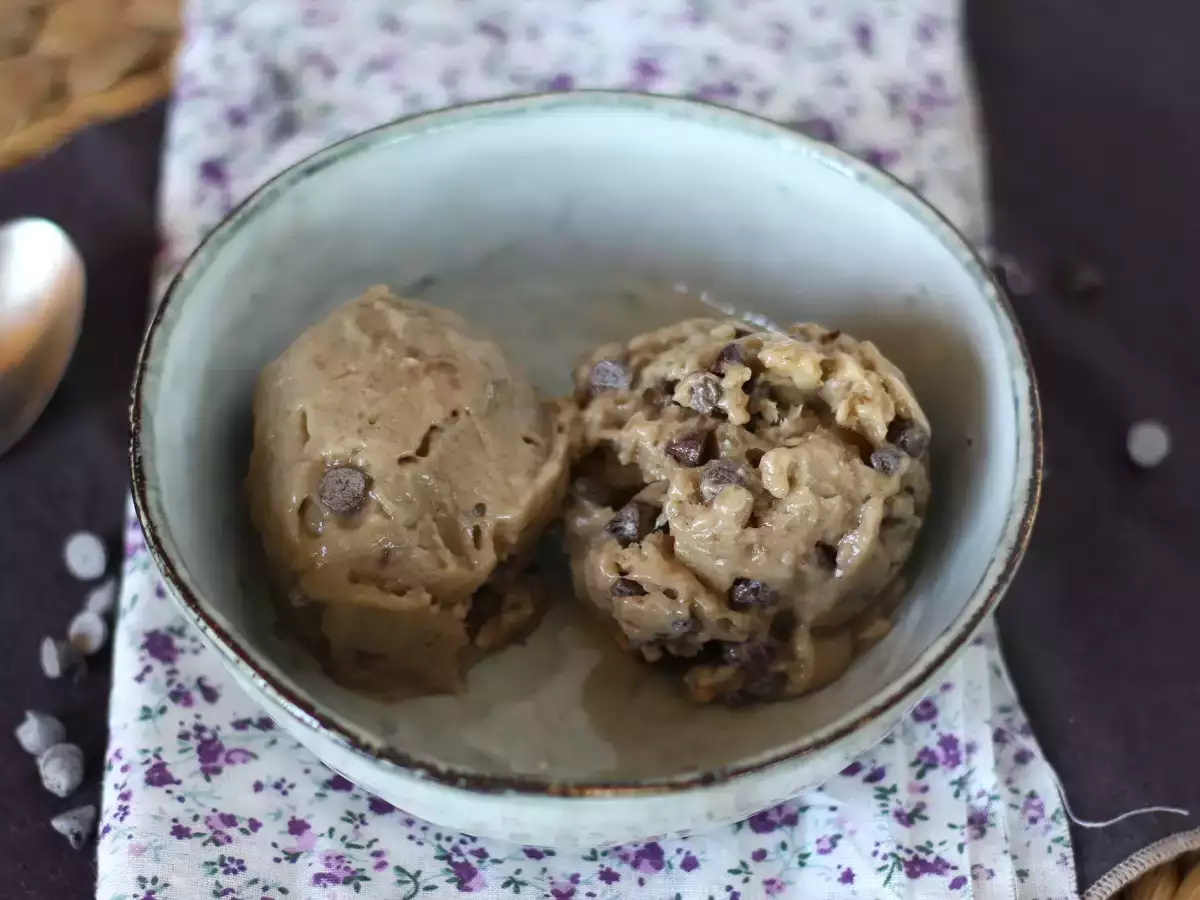 Vegán banánfagyi szuper egyszerűen elkészíthető süti ízű! Vegán süteménytészta - fotó 2