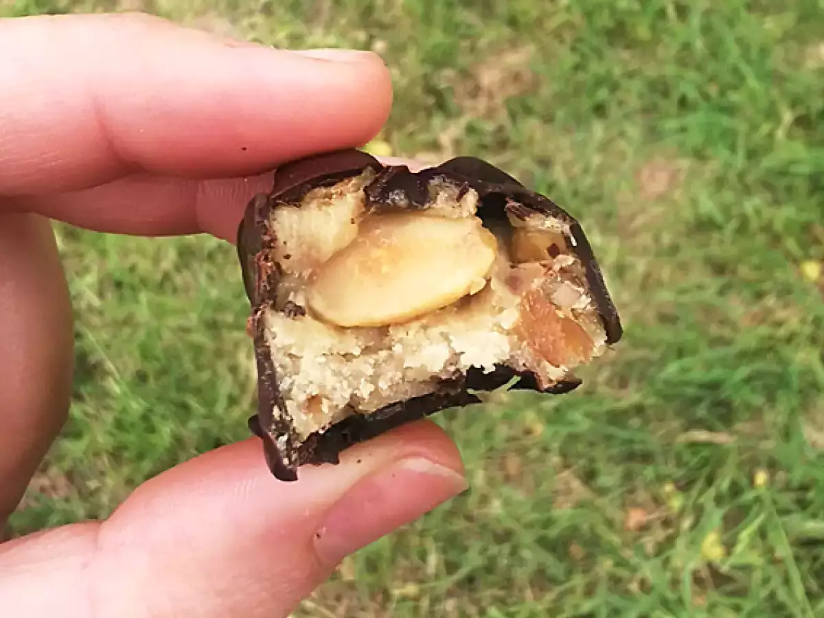 Vegán és gluténmentes házi készítésű Snickers szeletek - fotó 2