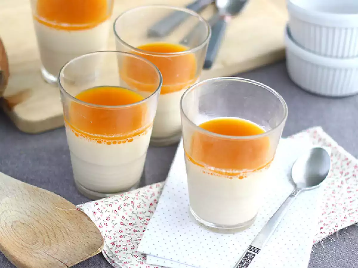 Vegán kókuszos panna cotta - fotó 2