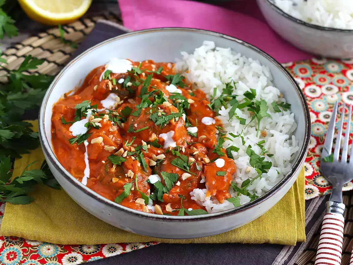 Vegán Malai Kofta: csicseriborsó húsgombócok paradicsomszósszal - fotó 3