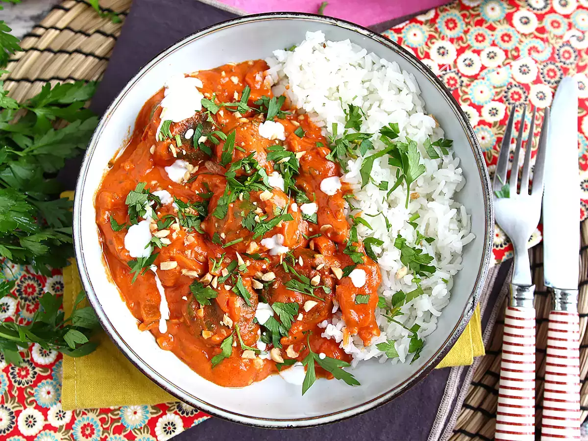 Vegán Malai Kofta: csicseriborsó húsgombócok paradicsomszósszal - fotó 5
