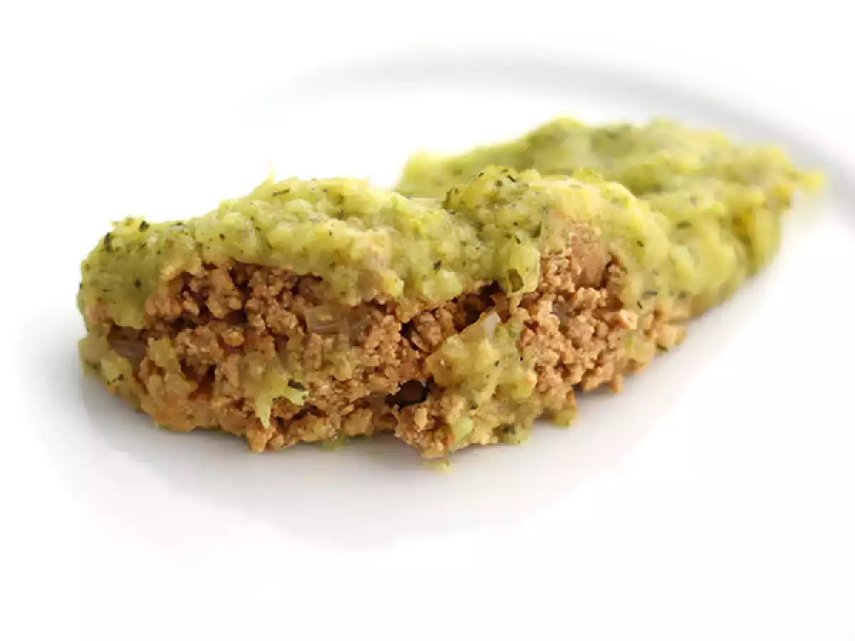 Vegán pásztor pite cukkinivel és tofuval - fotó 3