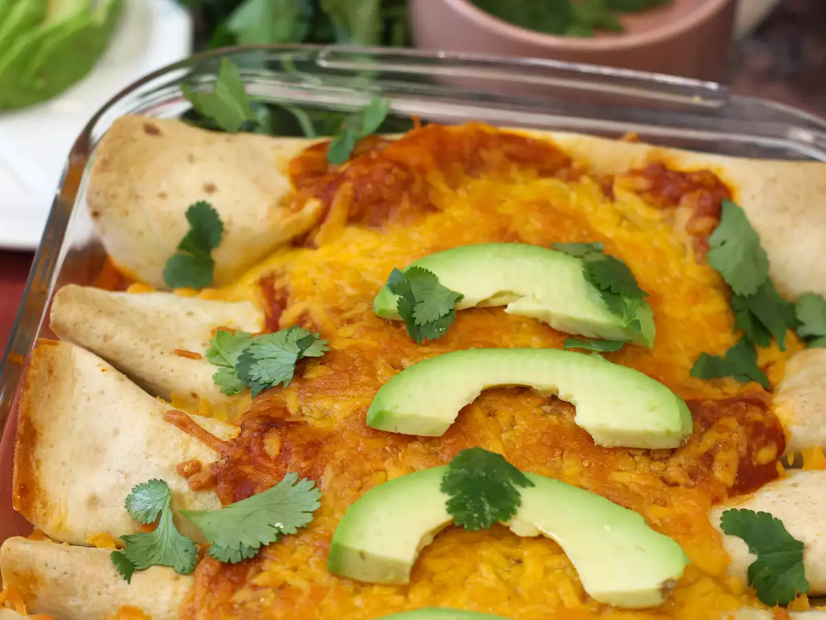 Vegetáriánus enchiladas - fotó 2