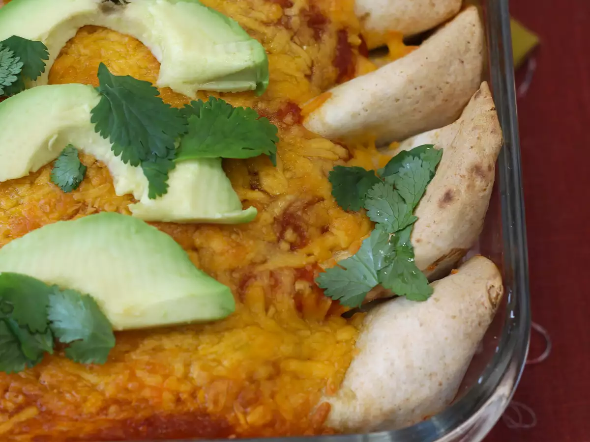 Vegetáriánus enchiladas - fotó 5