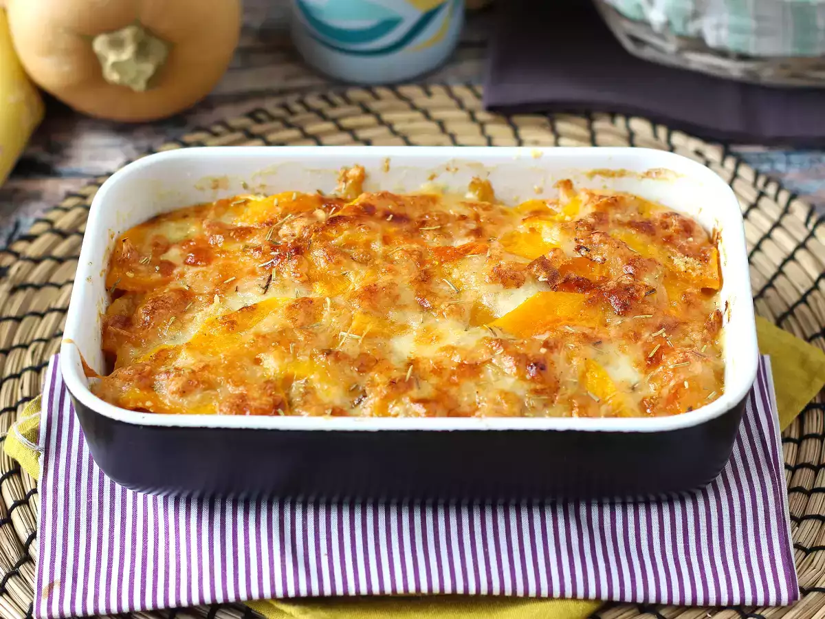 Vegetáriánus sütőtök parmigiana - fotó 2