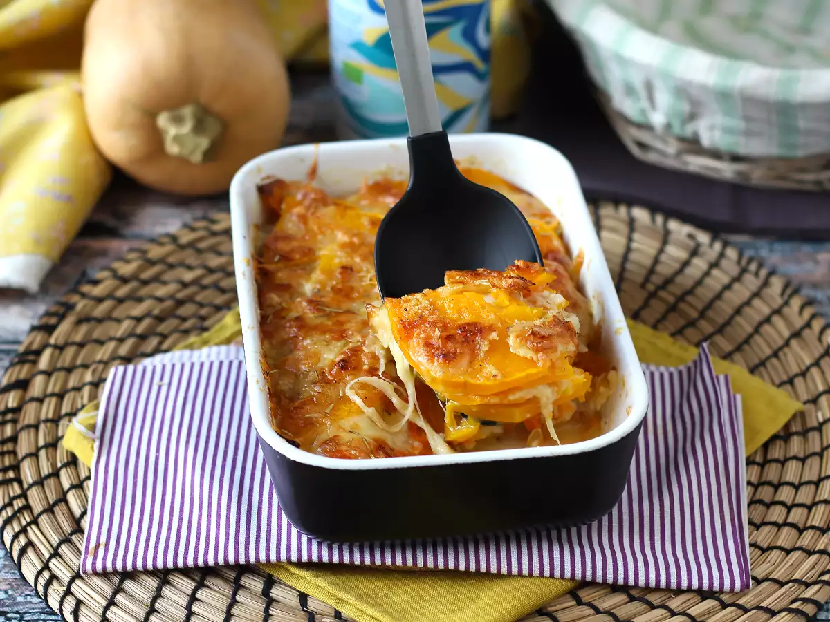 Vegetáriánus sütőtök parmigiana - fotó 4
