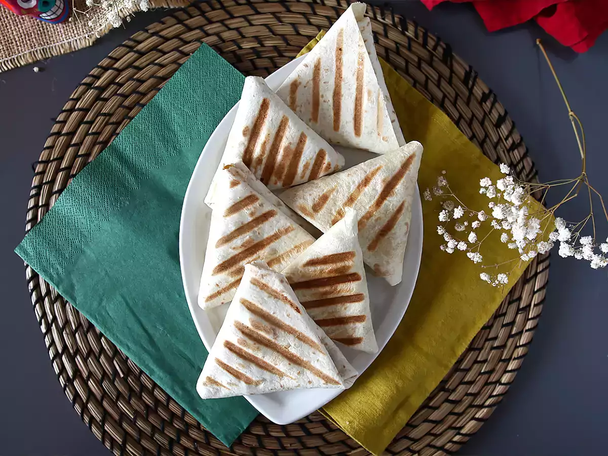 Vegetáriánus taco samosas - fotó 3