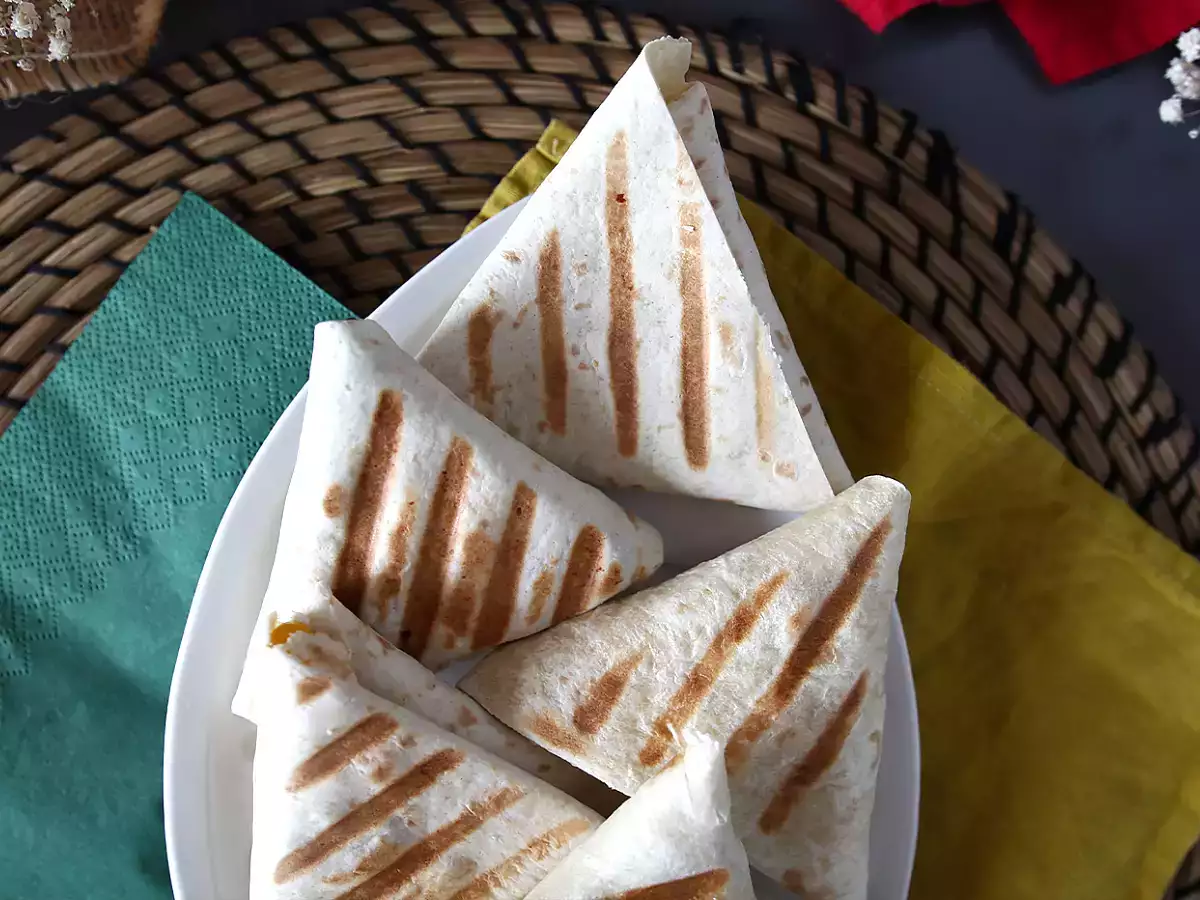 Vegetáriánus taco samosas - fotó 6