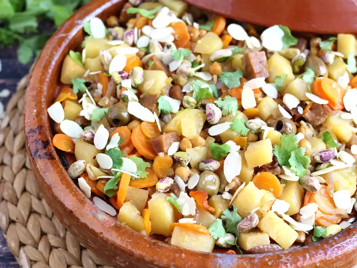 Vegetáriánus tagine (főzze velünk a seitánt!) - fotó 2
