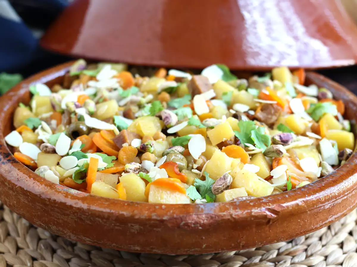 Vegetáriánus tagine (főzze velünk a seitánt!) - fotó 3