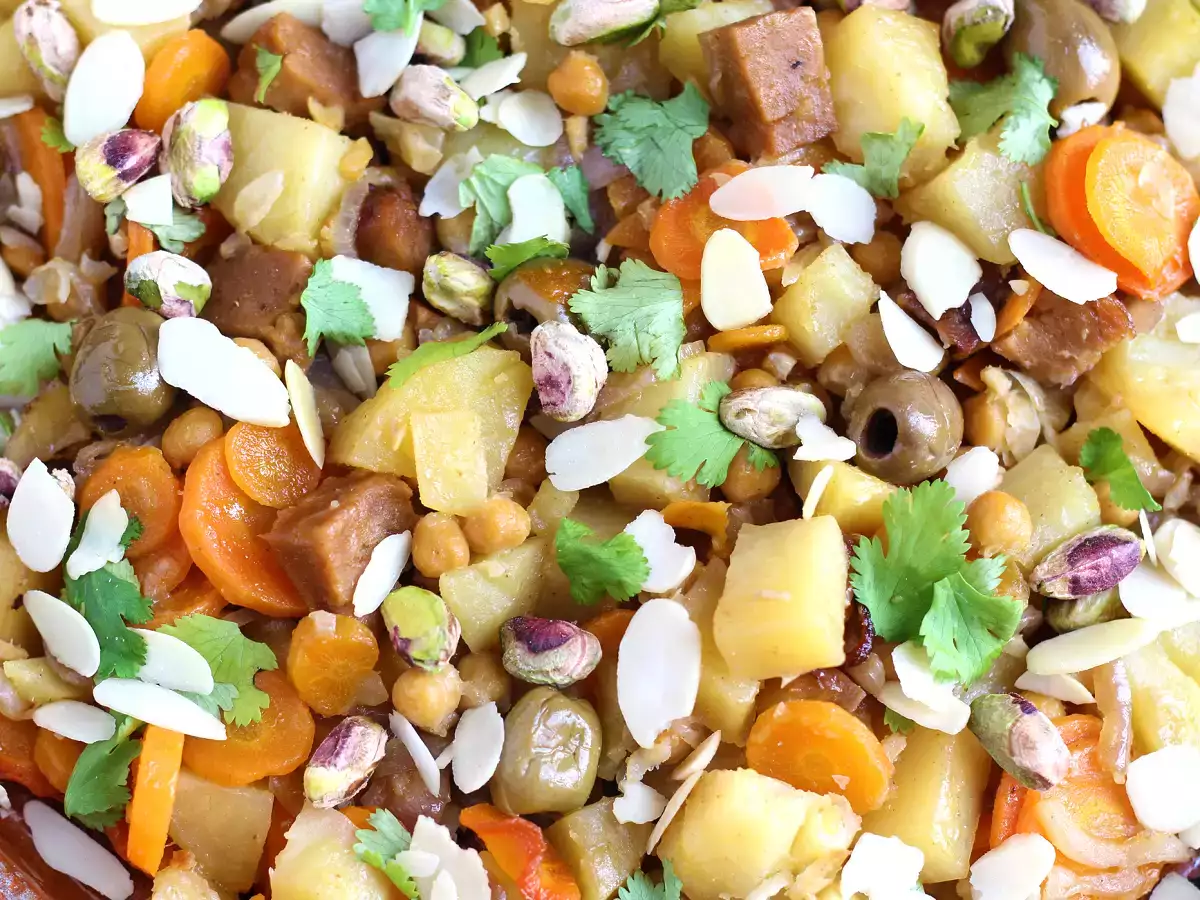 Vegetáriánus tagine (főzze velünk a seitánt!) - fotó 4